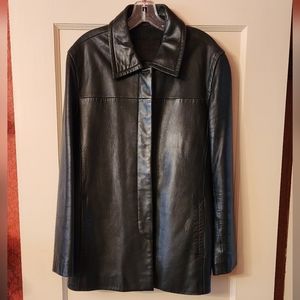 Vintage Coach  - black leather jacket